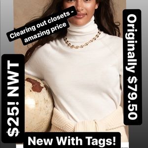 Unbeatable price - NWT Seamless Marino Wool Turtleneck in Responsible Wool